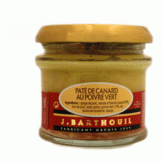 TE170-Pate de Pato a la Pimienta Verde 100 gr. J. Barthouil